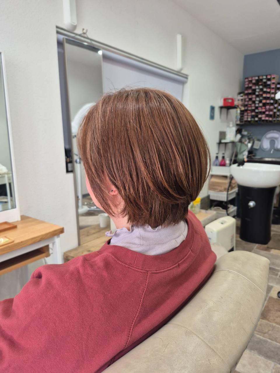 ショートレイヤーボブ