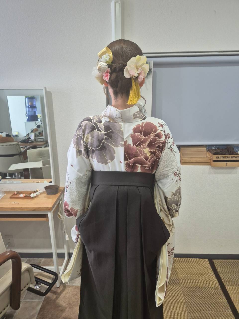 袴着付けヘアセット