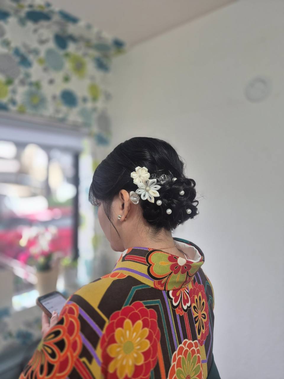 袴着付けヘアセット